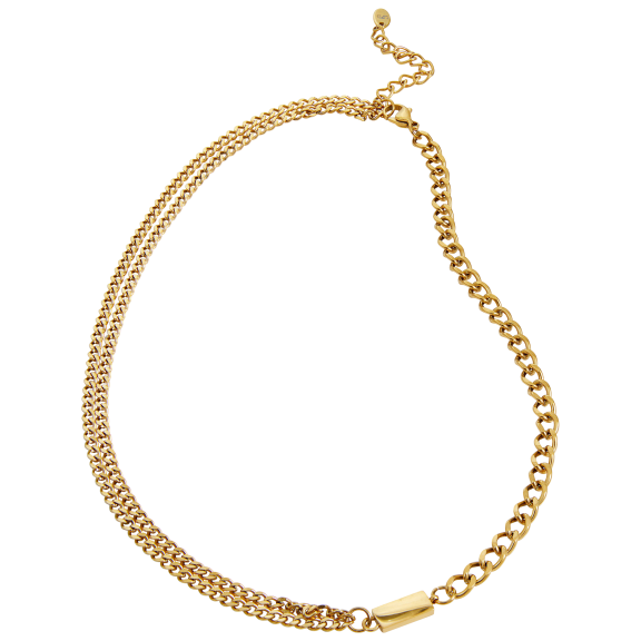 Savvy Cie Mixed Charn Bar Necklace