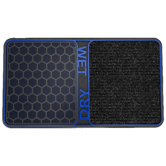 J&V Textiles 18" x 32" Wet/Dry Shoe Cleaning Door Mat