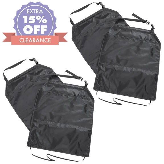 4-Pack: High Road Seat Back Protector with Large Pocket
