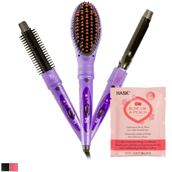 Royale USA Deluxe 3-In-1 Styling Set with BONUS Hask Masks