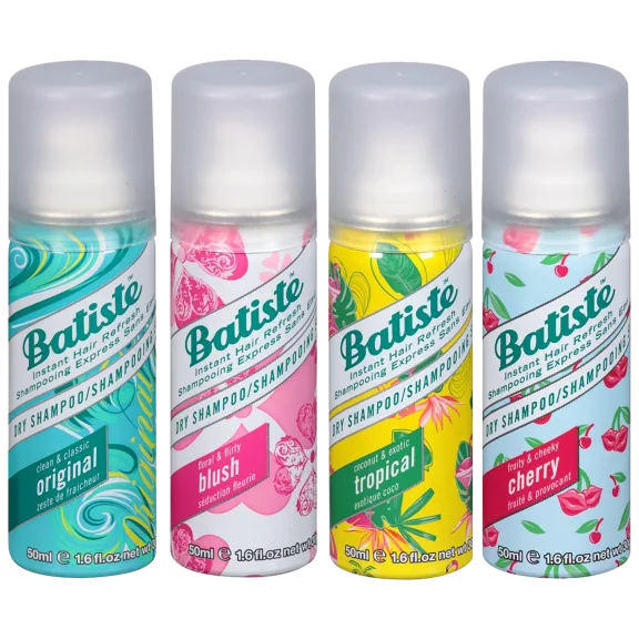4-Pack: Batiste Mini Dry Shampoos