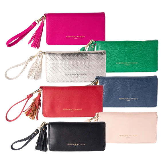 Adrienne Vittadini Charging Wallet with Tassel
