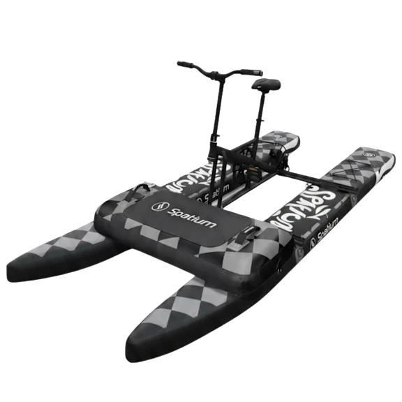 The Inflatable Aqua Bike