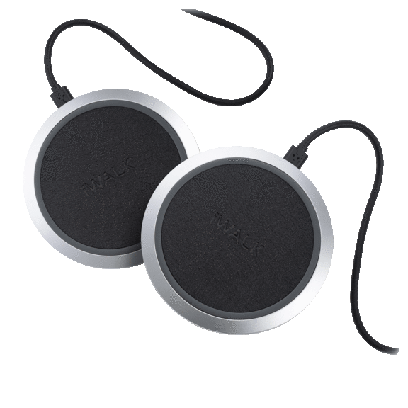 2-Pack: iWalk Faux Leather 7.5W/10W Quick Charge Wireless Chargers