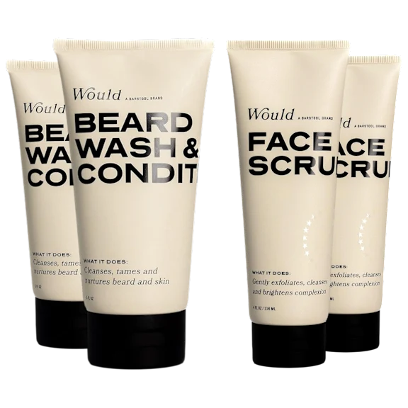 4-Pack: Would Face Scrub and/or Beard Wash
