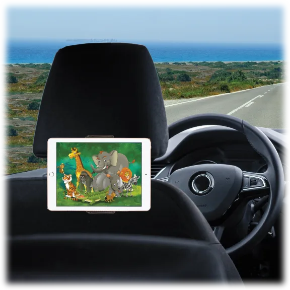 CobaltX Universal Adjustable Headrest Mount for Smartphones/Tablets