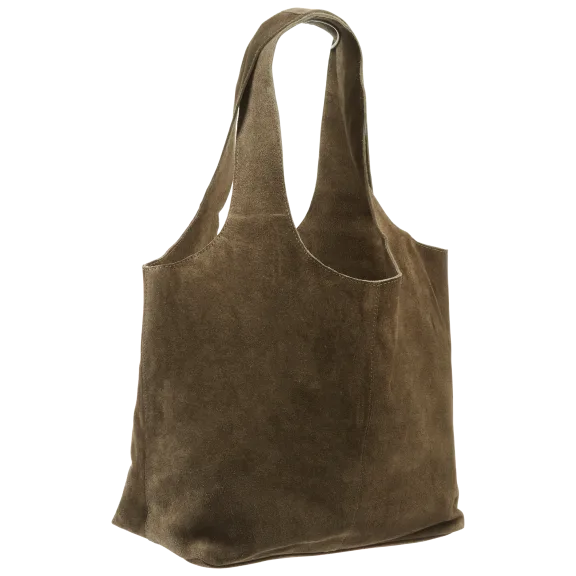 Roost Suede Tote - Gray