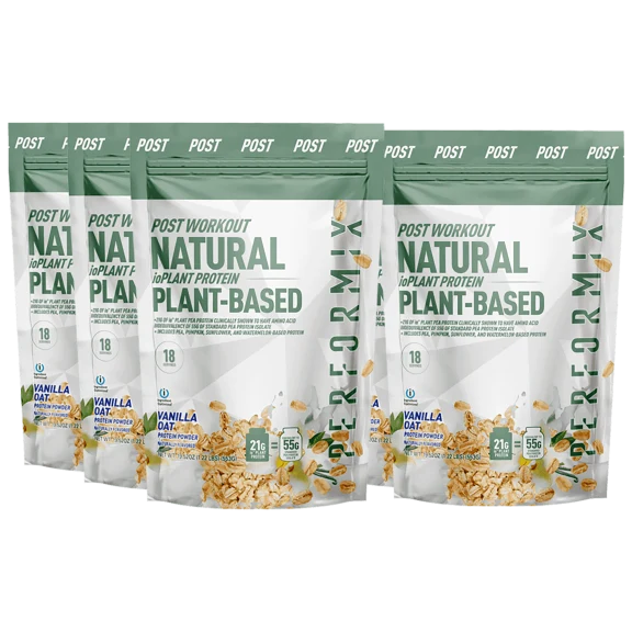 6-Pack: Performix Plant-Based Protein Powder in Vanilla Oat (108 Total Servings)