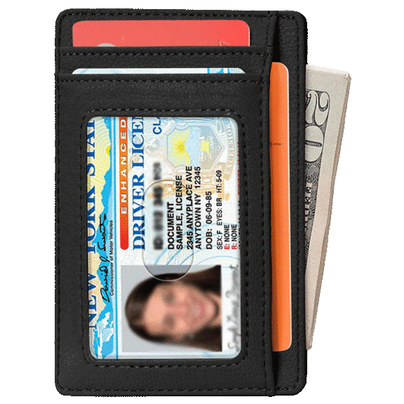 Ciana Slim Faux Leather Wallets For Men & Women