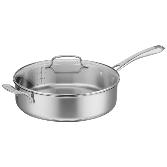 Cuisinart® Classic 5.5 Quart Saute Pan with Helper Handle & Cover