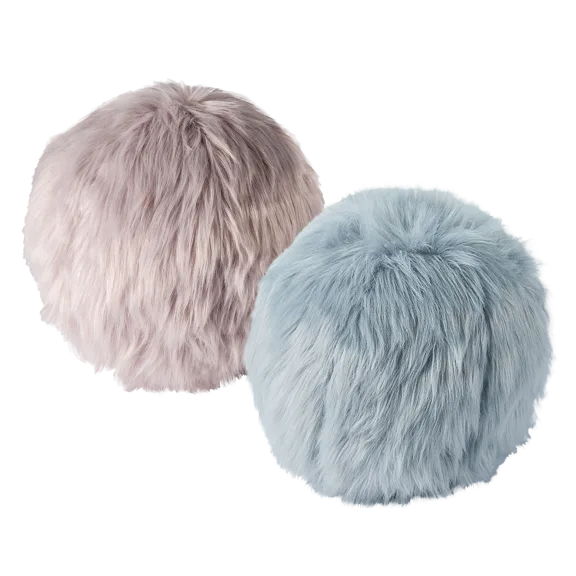 HoMedics Sqush Faux Fur Massage Pillow