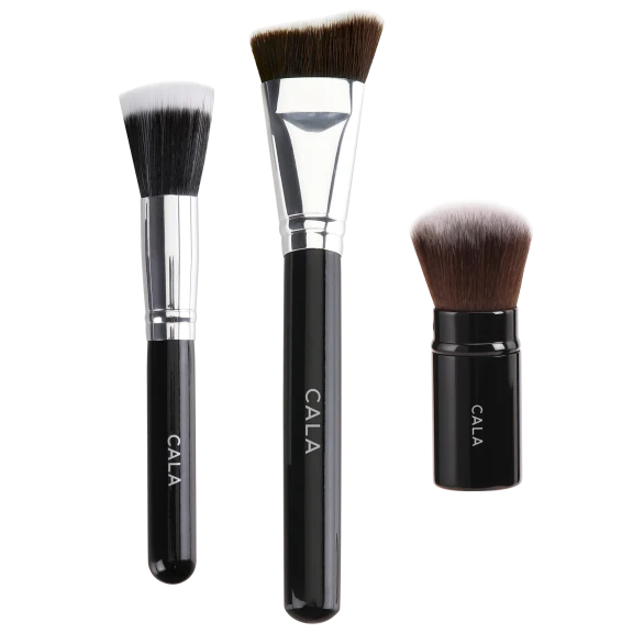 Cala Studio Master Pro 3-Piece Facial Makeup Brush Set
