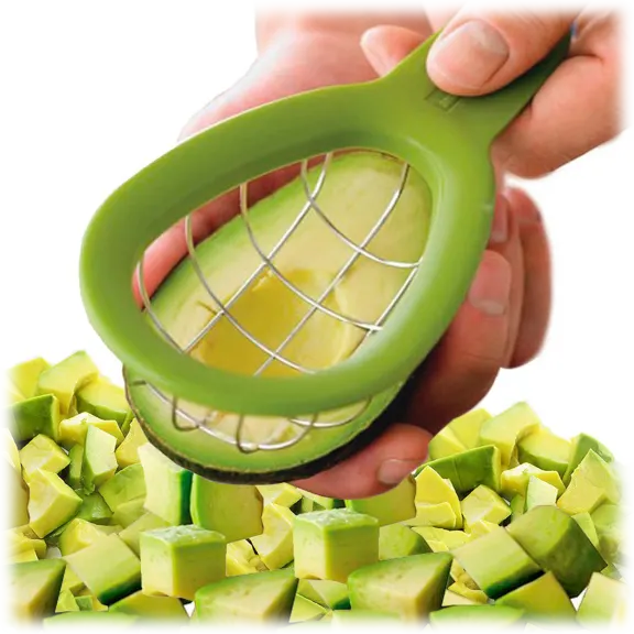 Perfect Avocado Slicer and Cuber