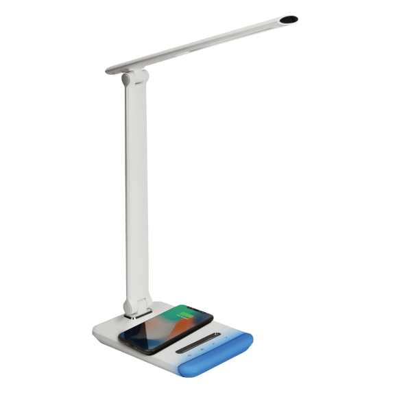 iHome Color LED Swivel Lamp with Wireless Charger
