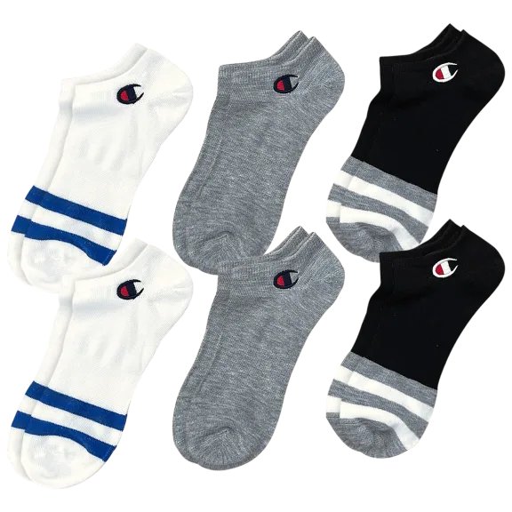 6-Pack: Champion Men's No-Show Socks