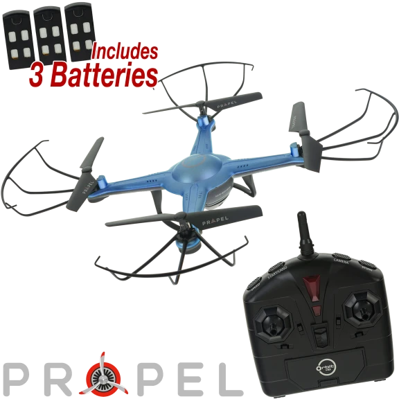 Propel RC Orbit 2.4 GHz HD Camera Drone w/One-Touch Remote and Extra Batteries