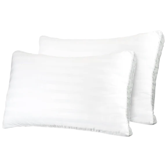 2-Pack: Sleep Restoration 1800 Series Plush Cooling Gel Fiber Pillows