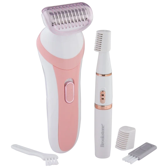 Brookstone Ladies Electric Wet/Dry Shaver and Precision Trimmer Set