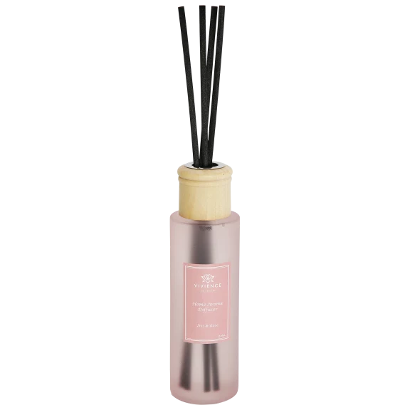 Vivience Round Pink Bottle Reed Diffuser