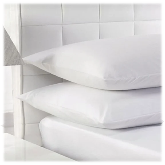 100% Cotton White Duck Feather Pillows 2-Pack or 4-Pack