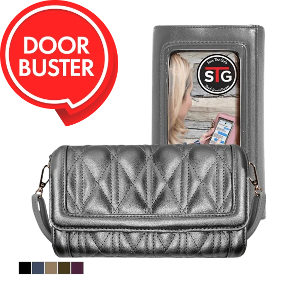 Save The Girls Cleo Touchscreen Purse