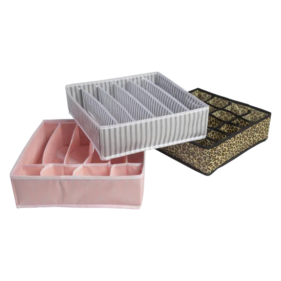 3-Pack: Heidi & Oak Space Drawer Organizers