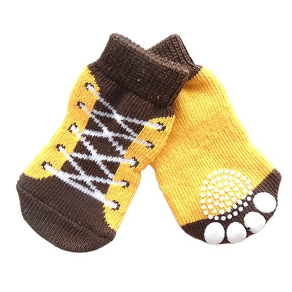 iPets Set of 4: Set Anti-Slip Socks