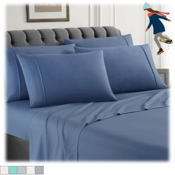 Spirit Linen 6-Piece Ultra Soft Sheet Set