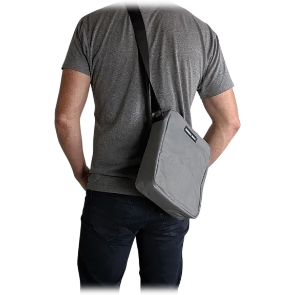 Sharper Image Messenger Bag with Power Bank