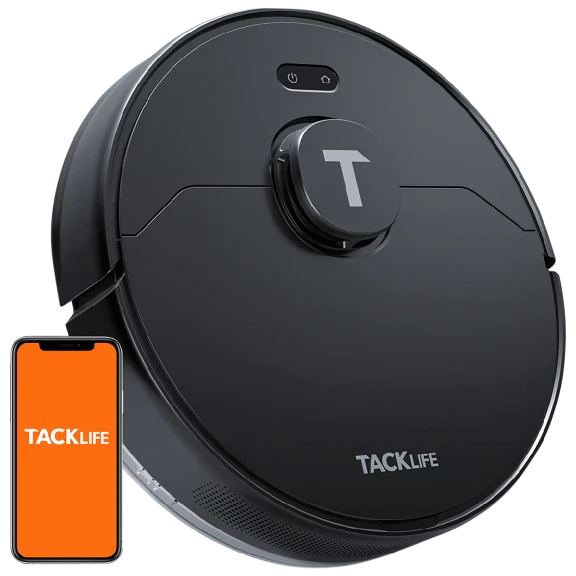 Tacklife S10 Pro Robotic Vacuum Cleaner With Mop, WiFi, and Lidar Navigation
