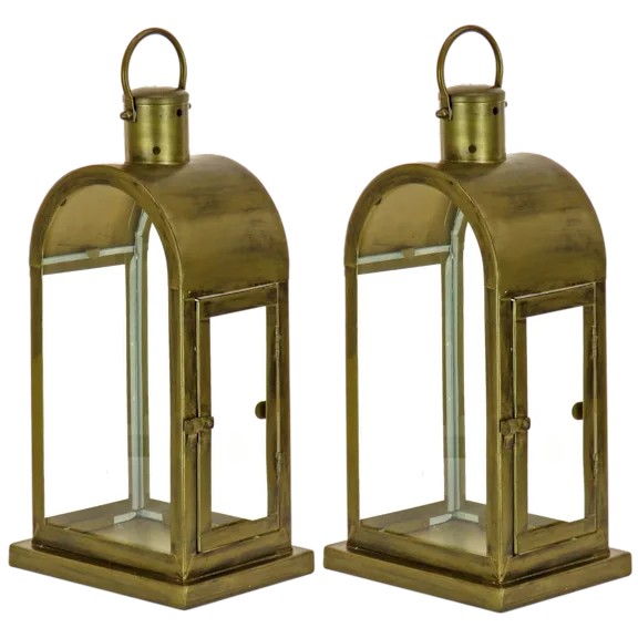 2-Pack: National Tree Company 16" Small Arched Candle Lanterns