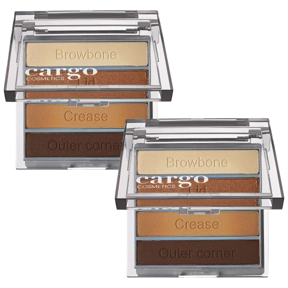 2-Pack: Cargo Essential Eye Shadow Palette in Bronze