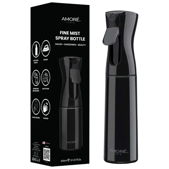 2-Pack: Amore Paris 360 Degree Continuous Fine Mist Spray Bottle
