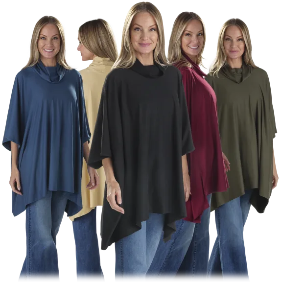 Carlos By Carlos Santana Cowl Neck Poncho