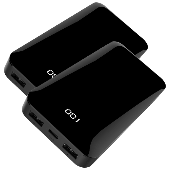 2-Pack: Acesori PowerSlim10 10000mAh Thin Power Bank