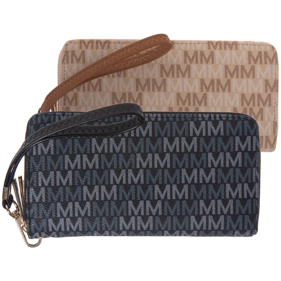 Patterned Wallet-Wristlet by Milan Imports