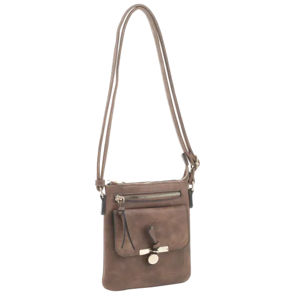 Emperia Flap Pocket Crossbody with 4 Compartments