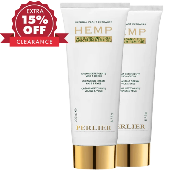 2-Pack: Perlier Hemp Cleansing Cream for Face & Eyes