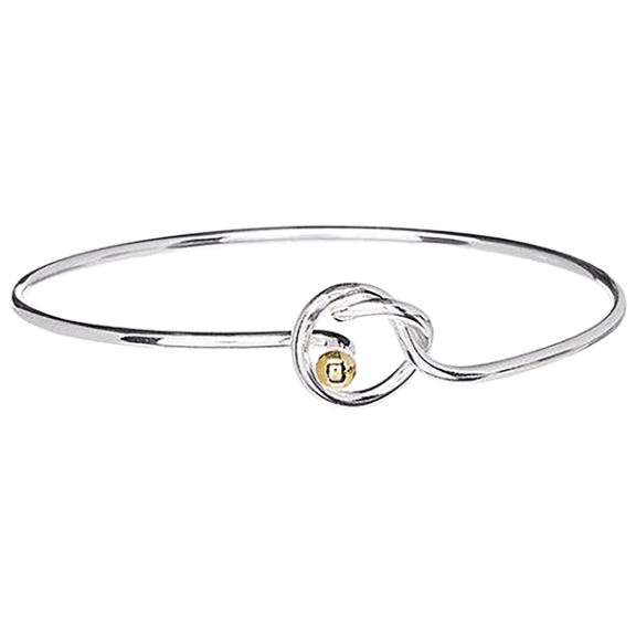 Hollywood Sensation Love Knot Bella Bracelet in Sterling Silver-Plated