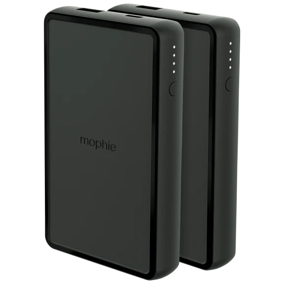 2-Pack: Mophie Qi Wireless Charging 10000mAh Power Bank with Lightning Port