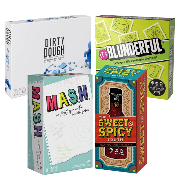 4-Pack: Spin Master and Bicycle Party Games