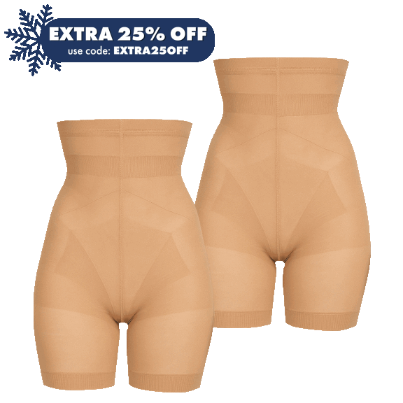 2-Pack: Rachel Lily Waist & Thigh Slimming Shaper
