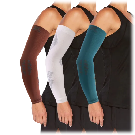 3-Pack: Extreme Fit Cooling Recovery And Support Elbow Sleeve