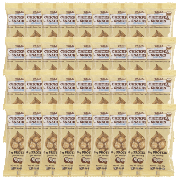 36-Pack: Talia Dry Roasted Chickpea Snacks (Best By 12/31/22)