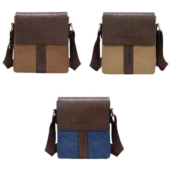 Dxyzu Canvas Crossbody Shoulder Bag