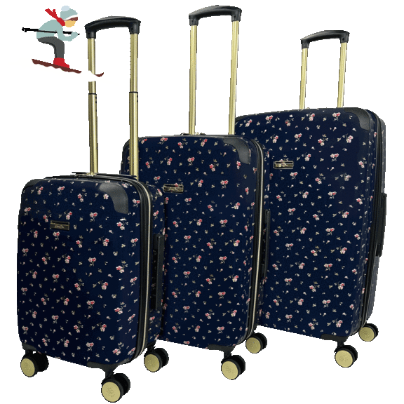 Jenni Chan 3-Piece Hardside Spinner Luggage Set
