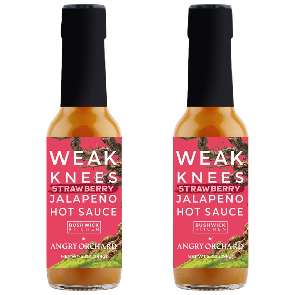 2-Pack: Bushwick x Angry Orchard Strawberry Jalapeño Hot Sauce