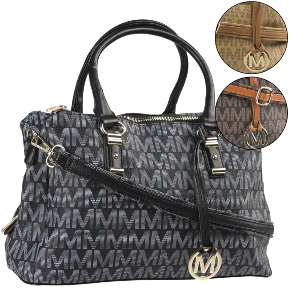Milan Imports Three Zipper Tote