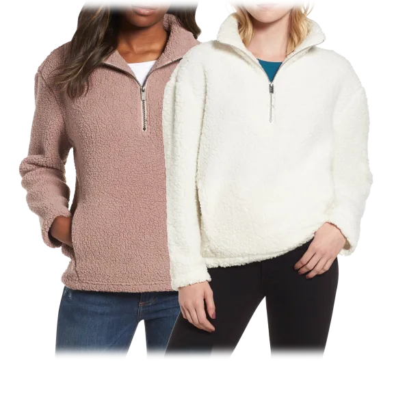 Marc New York Teddy Fleece Pullover