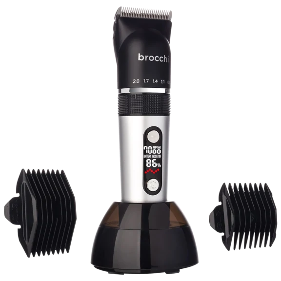 Brocchi Clipper Pro Face and Body Hair Trimmer with Shave Lotion